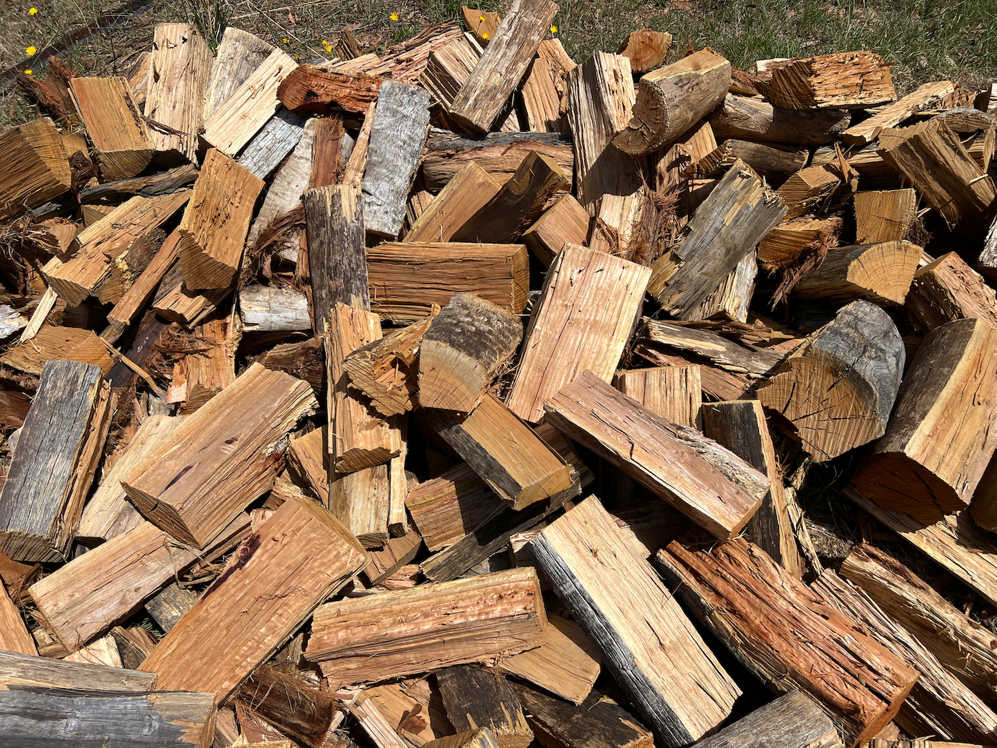 Yellow Box Mix Firewood Ute Load