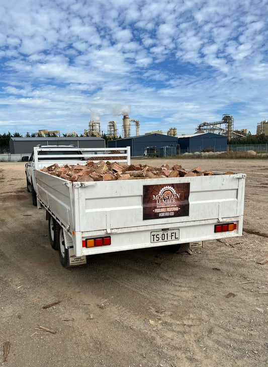 Yellow Box/Stringy Mix Firewood Trailer Load