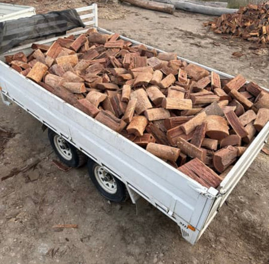Premium Ironbark Firewood Trailer Load