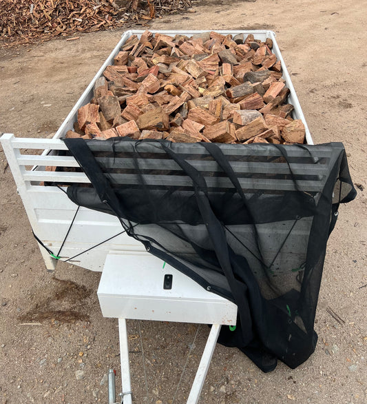 Yellow Box Firewood Trailer Load