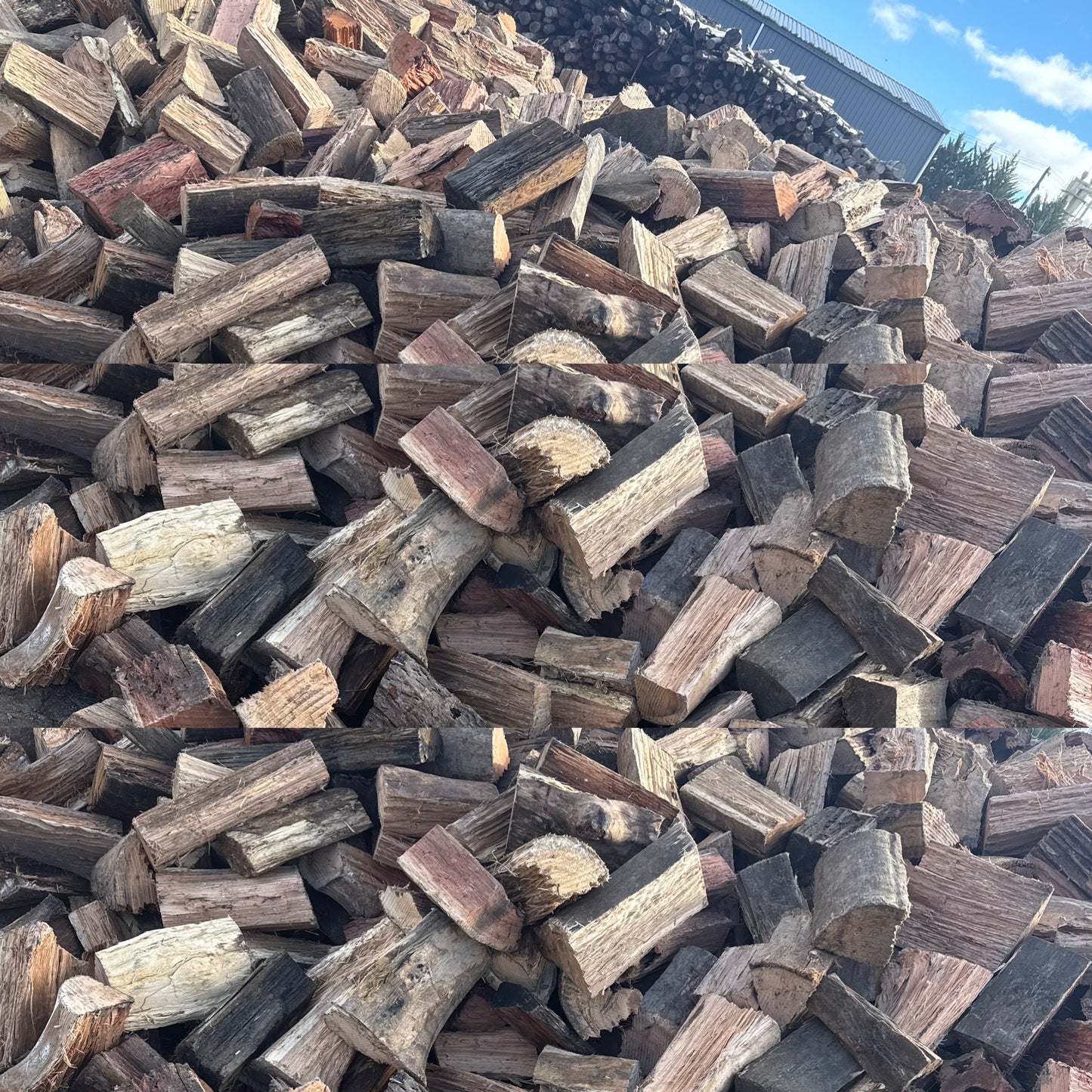 North Coast Hardwood Firewood Trailer Load
